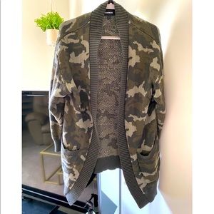 Camo cardigan